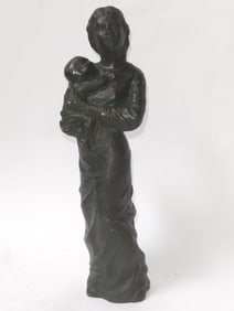 Parastone Faux Bronze Stone Virgin Mary and Child