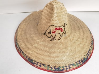 Vintage Mexican Straw Hat