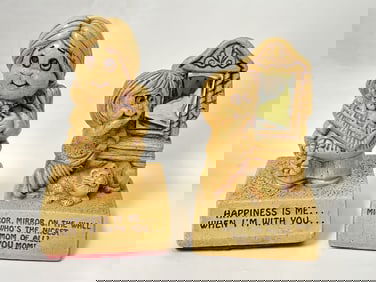 (2) 1972 Paula Figurines