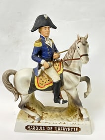 Vintage Porcelain Marquis de Lafayette Whiskey Dec