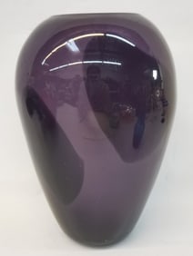 Vintage Amethyst Art Glass Vase