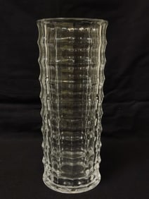 Vintage Clear Glass Vase