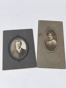 (2) Old Portrait Photos