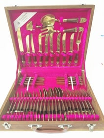 Set of Vintage Siam Brass Silverware