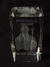 3D Art Glass Paperweight