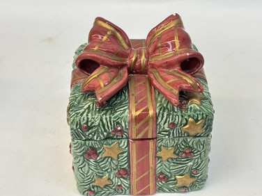 Vintage Fitz & Floyd Porcelain Present Box