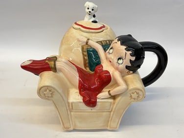 Vintage Betty Boop Porcelain Holiday Teapot