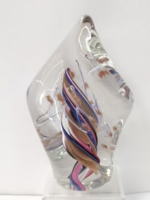 Limited Ed. 1998 Eric W. Hansen Art Glass Paperwei