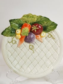 1995 Vintage Fitz & Floyd Porcelain Vegetable Dish