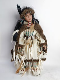 Heritage Signature Native American Porcelain Doll