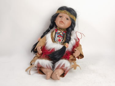 Heritage Signature Native American Porcelain Doll