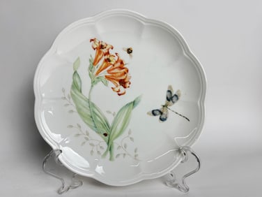 Vintage Lenox Porcelain Butterfly Meadow Plate