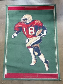 Football Player Rug