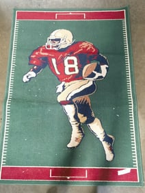 Football Player Rug