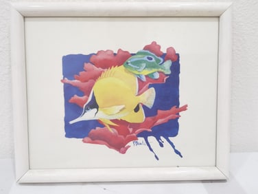 P. Brent Tropical Fish Print