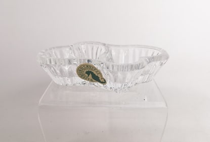 Waterford Crystal Double Heart Trinket Dish
