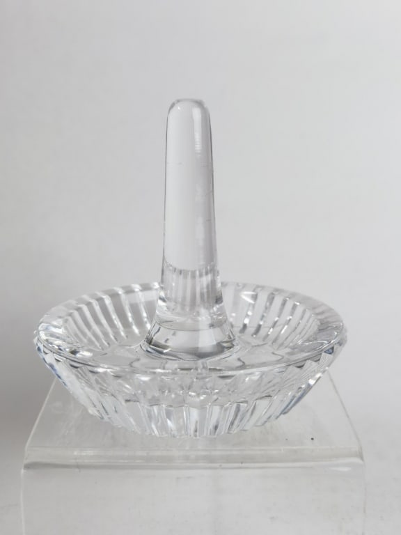 Waterford Crystal Ring Dish: Waterford Crystal Ring Dish, 3in by 3in