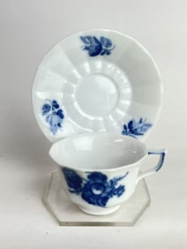 Royal Copenhagen Porelain Blue Flower Cup Set