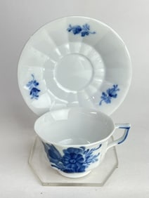 Royal Copenhagen Porelain Blue Flower Cup Set