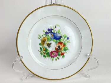 Vintage B&G Denmark Porcelain Floral Plate