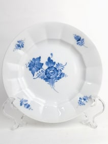 Royal Copenhagen Porcelain Blue Flower Plate