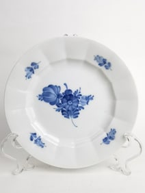 Royal Copenhagen Porcelain Blue Flower Plate