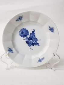 Royal Copenhagen Porcelain Blue Flower Plate