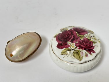 Shell and Allyn Nelson Trinket Boxes