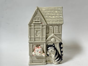 Takahashi "Tom Cat" Porcelain Coin Bank