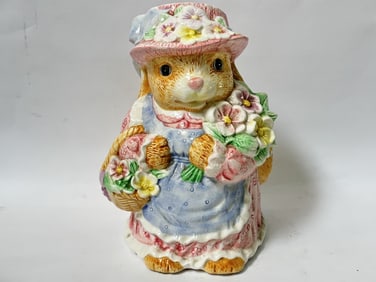 Vintage Porcelain Bunny Figurine
