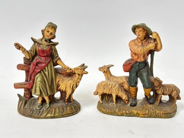 Pr. of Shephard/Shephardess Figurines
