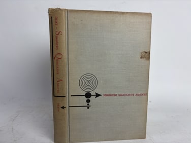 1950 Semimicro Qualitative Analysis