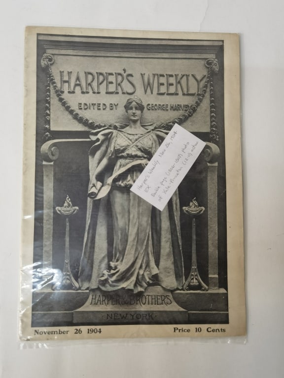 1904 Harper's Weekly, Nov. Issue: 1904 Harper's Weekly, Nov. Issue, 13.5in