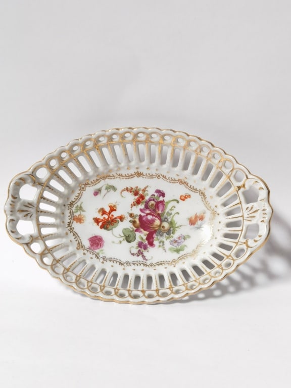 Vintage CS Bavaria Porcelain Floral Hollow Dish (1 of 4)