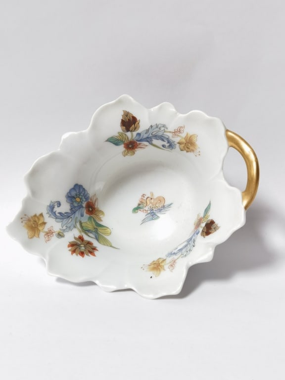 Vintage Haviland Limoges Porcelain Cathay Bowl: Vintage Haviland Limoges Porcelain Cathay Bowl, 6in