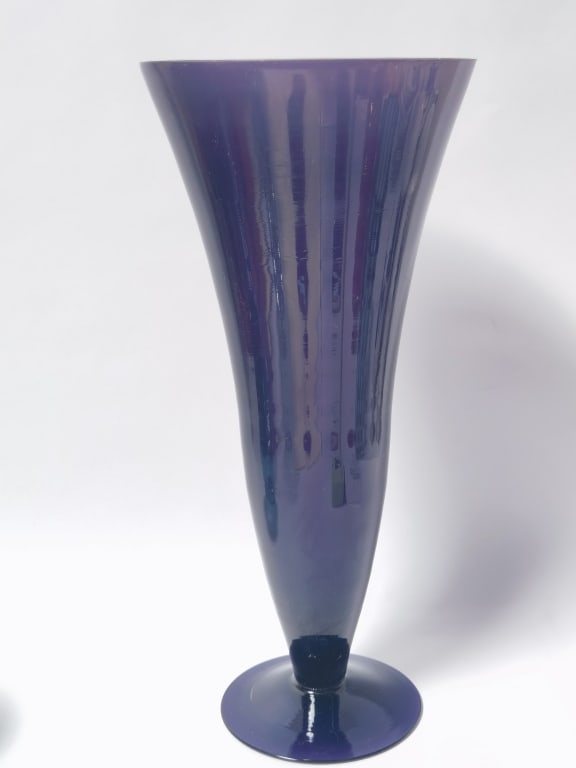 Vintage Amethyst Glass Vase (1 of 2)