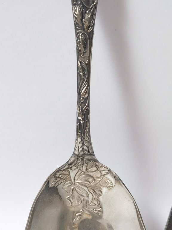 (2) Vintage Silver Plated Spoons - 3