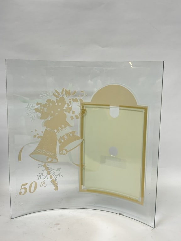 50th Anniversary Curved Glass Photo Frame (1 of 4)