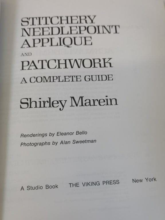 1974 Stitchery Needlepoint Applique and Patchwork - 3