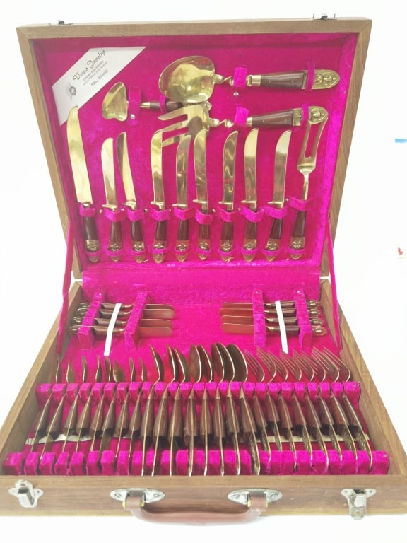 Set of Vintage Siam Brass Silverware (1 of 7)