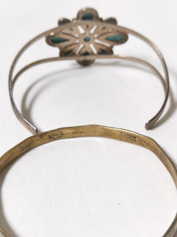 (2) Sterling Silver Bangle Bracelets - 3