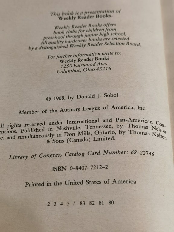 1968 Encyclopedia Brown Solves Them All - 2