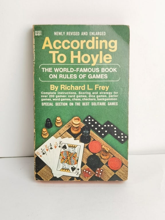 1970 According To Hoyle Book on Rules of Games: 1970 According To Hoyle Book on Rules of Games, 7in