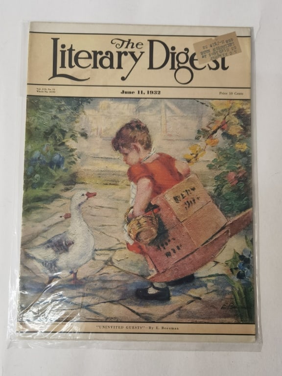 1932 The Literary Digest, Jun. Issue: 1932 The Literary Digest, Jun. Issue, 12in