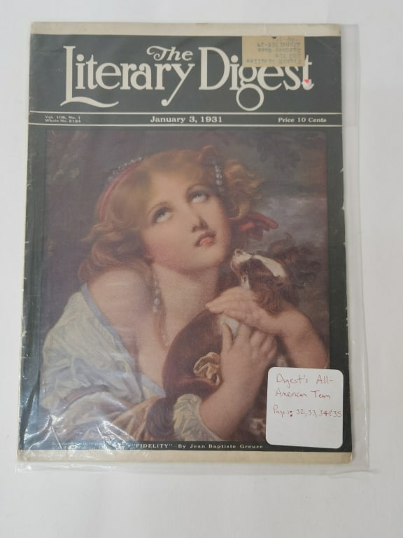 1931 The Literary Digest, Jan. Issue: 1931 The Literary Digest, Jan. Issue, 12in