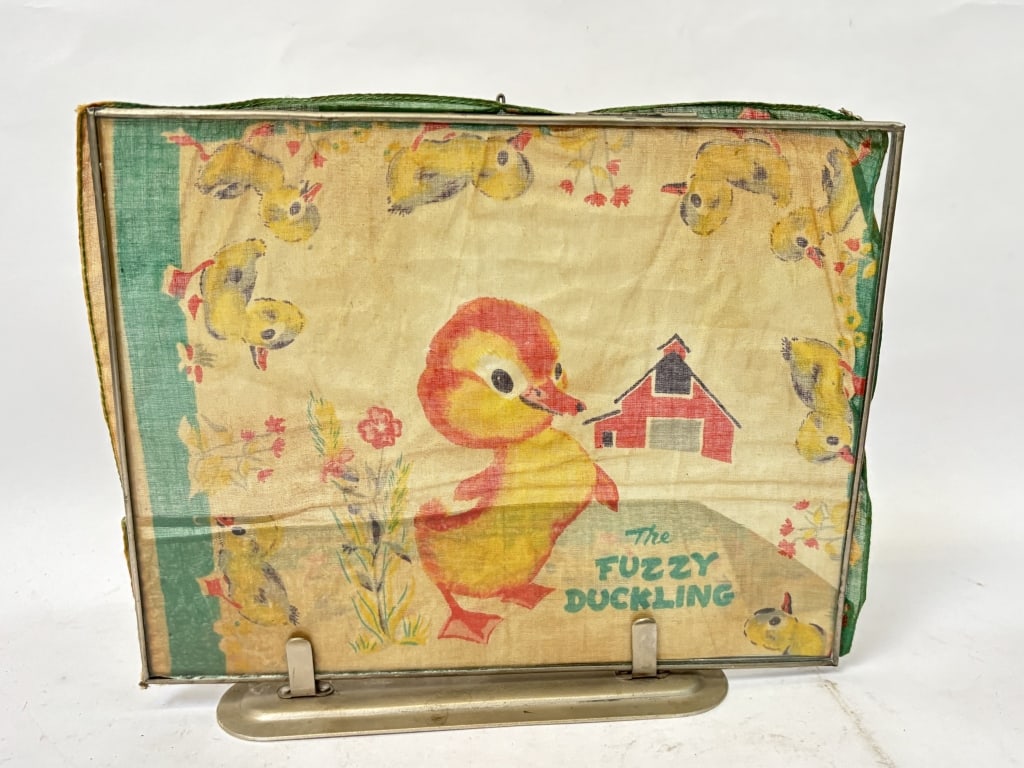 Vintage "The Fuzzy Duckling" Handkerchief: Vintage "The Fuzzy Duckling" Handkerchief, 7.5in by 4.5in