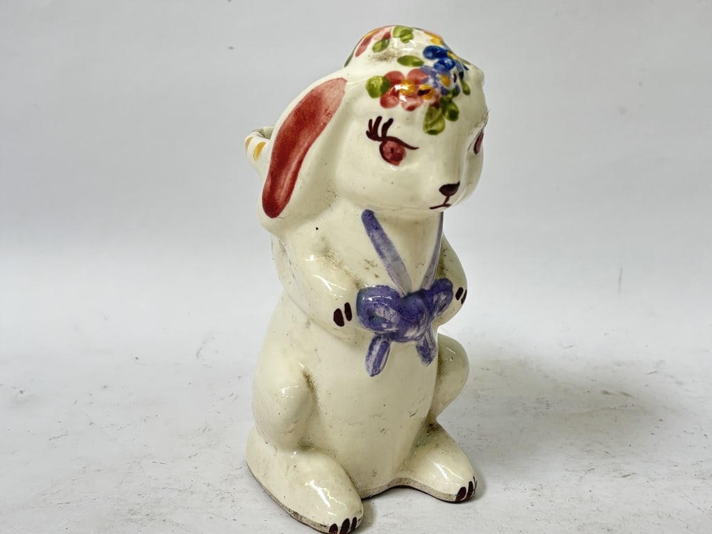 Vintage Porcelain Hand Painted Rabbit (1 of 2)