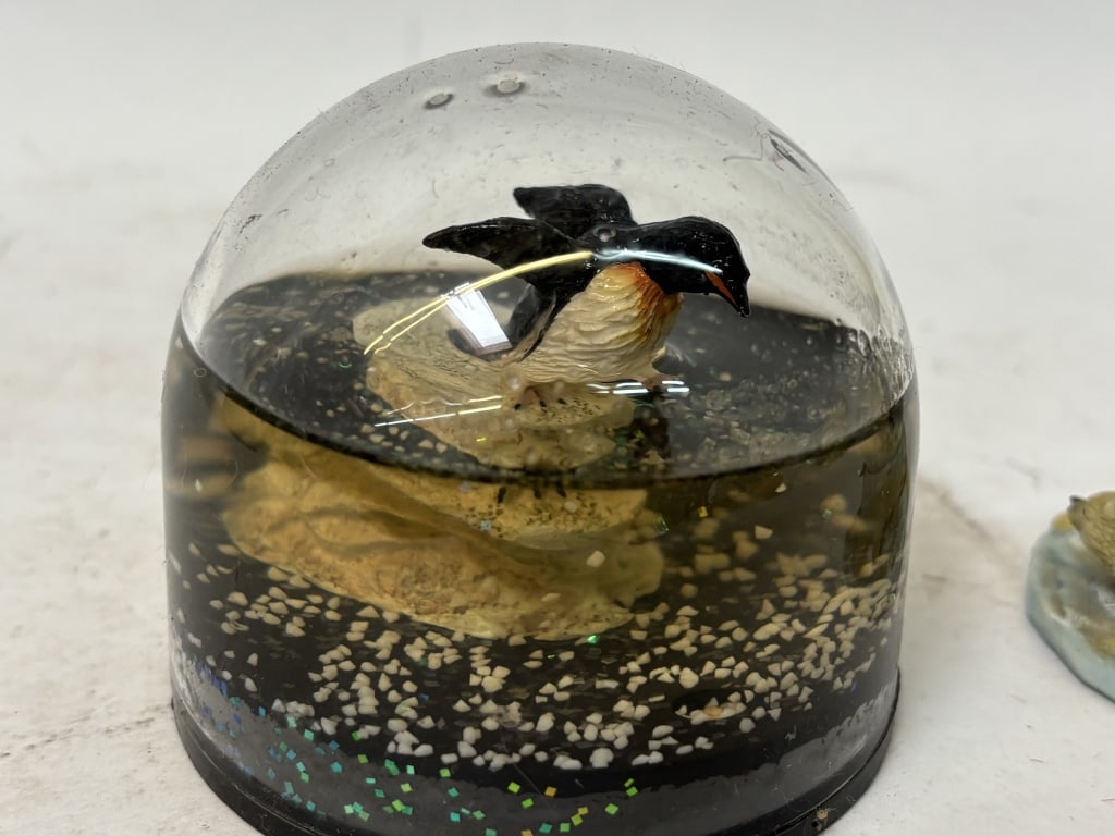 (2) Vintage Snow Globes - 2