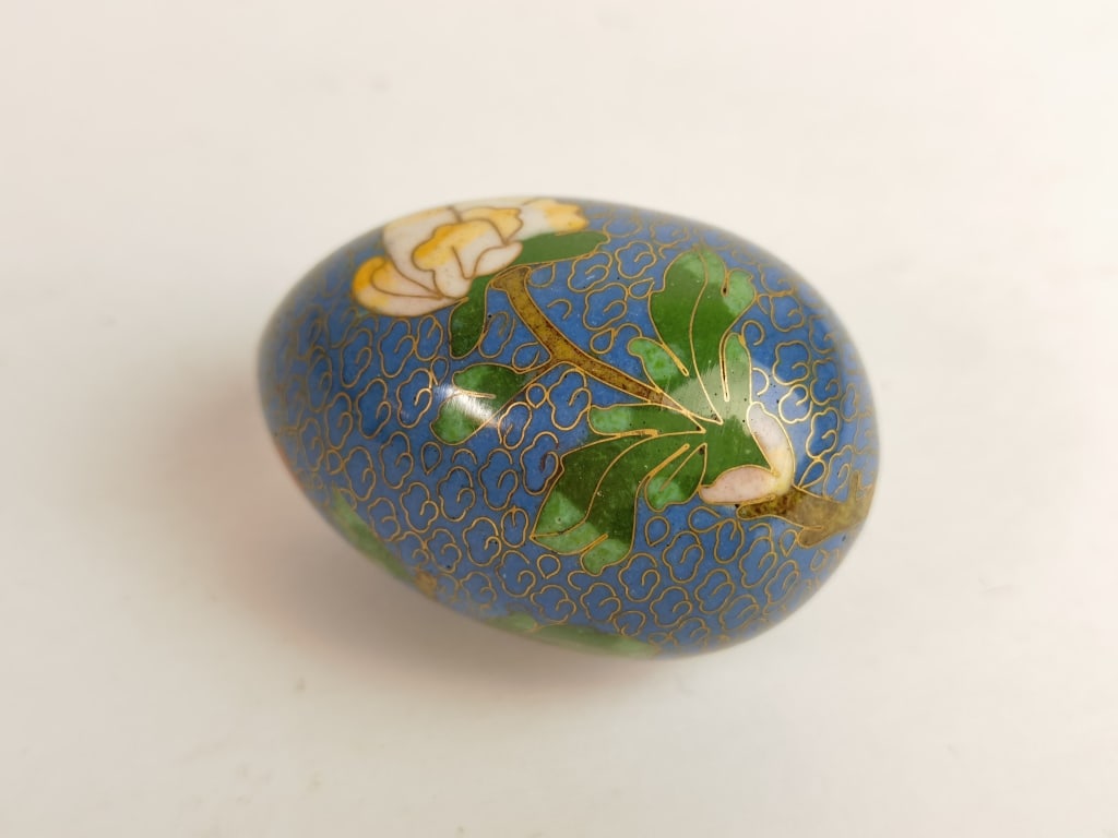 Chinese Cloisonne Egg - 2