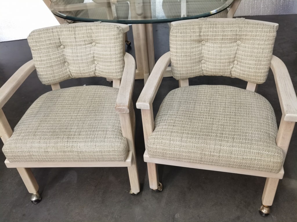 Mid-Century Modern Dining Table Set - 2